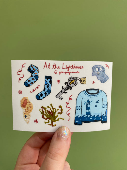 At The Lighthouse Mini Sheet