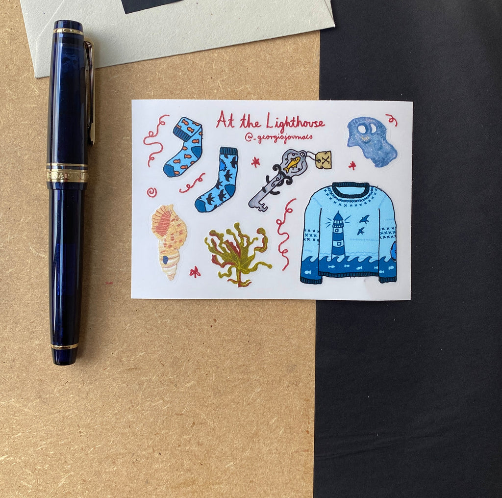 At The Lighthouse Mini Sheet