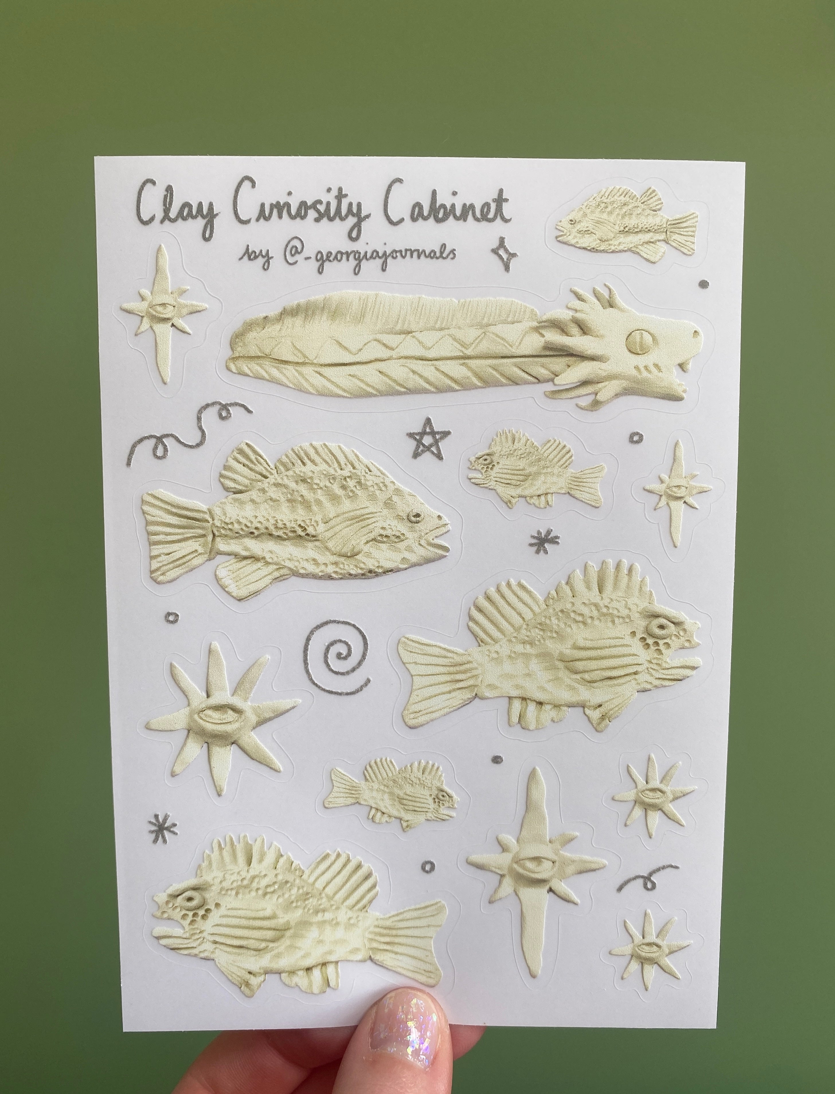 Clay Curiosity Cabinet Sheet