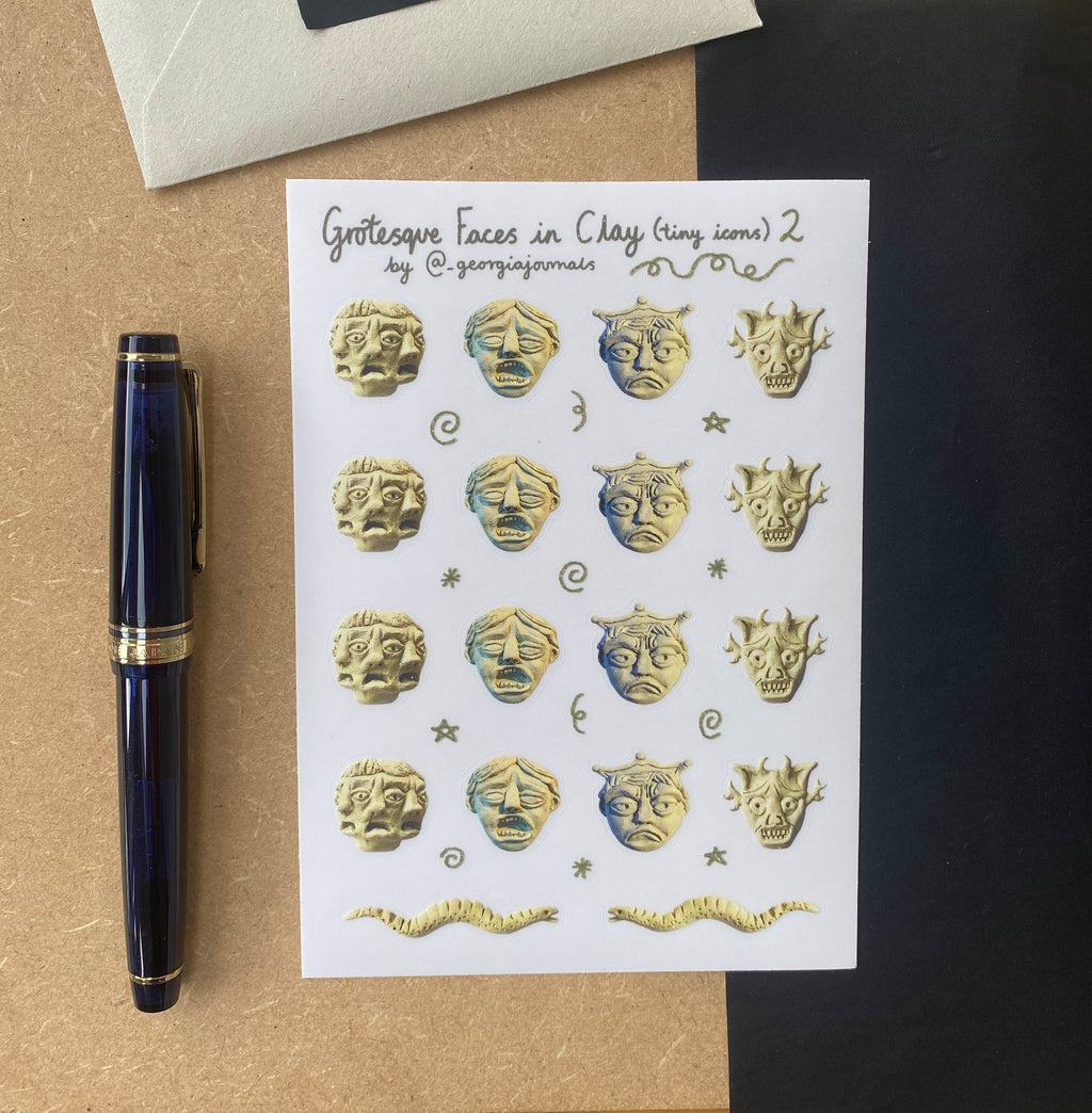 Grotesque Faces Tiny Icons Sheet