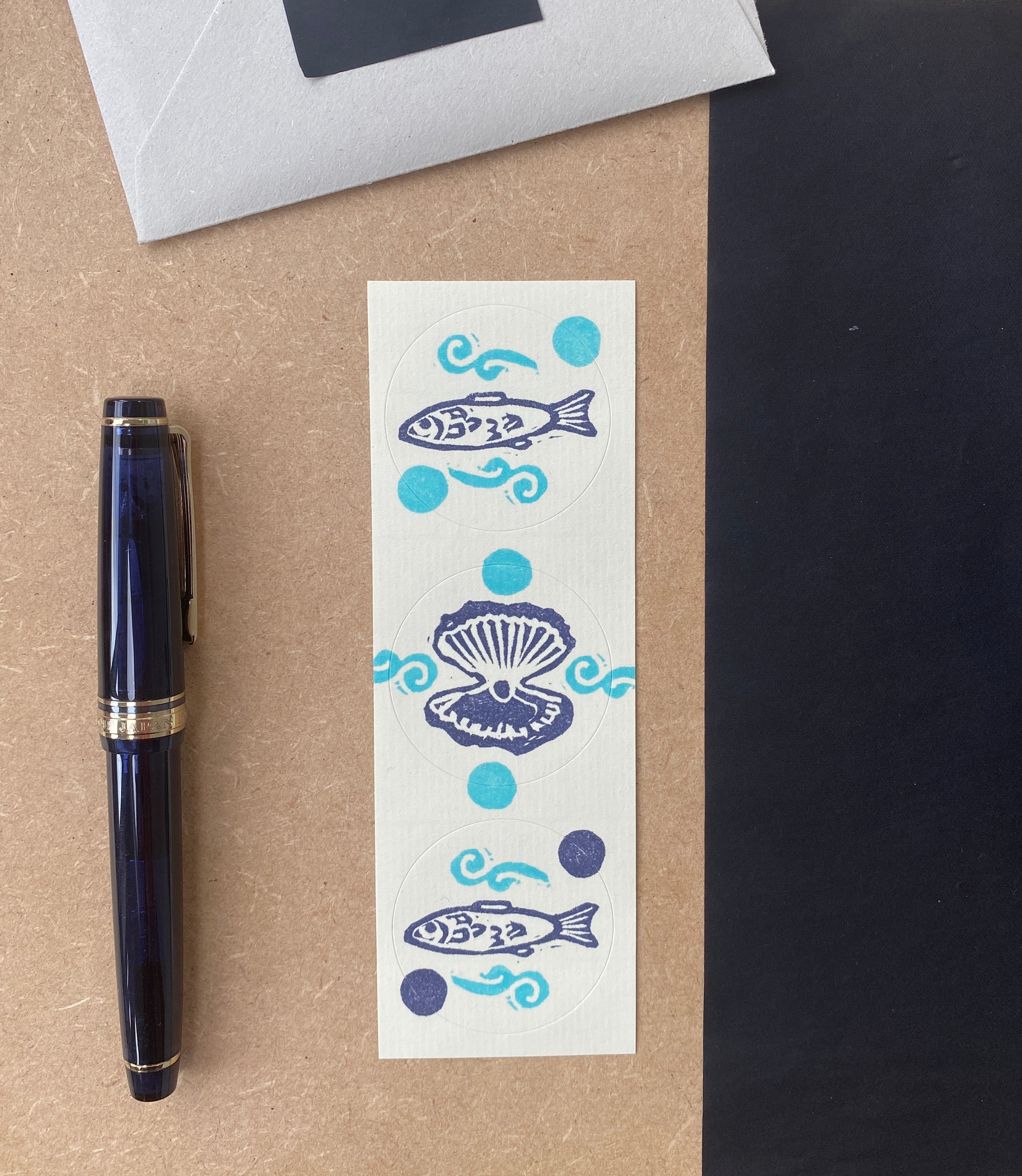 Nautical Lino Sheet