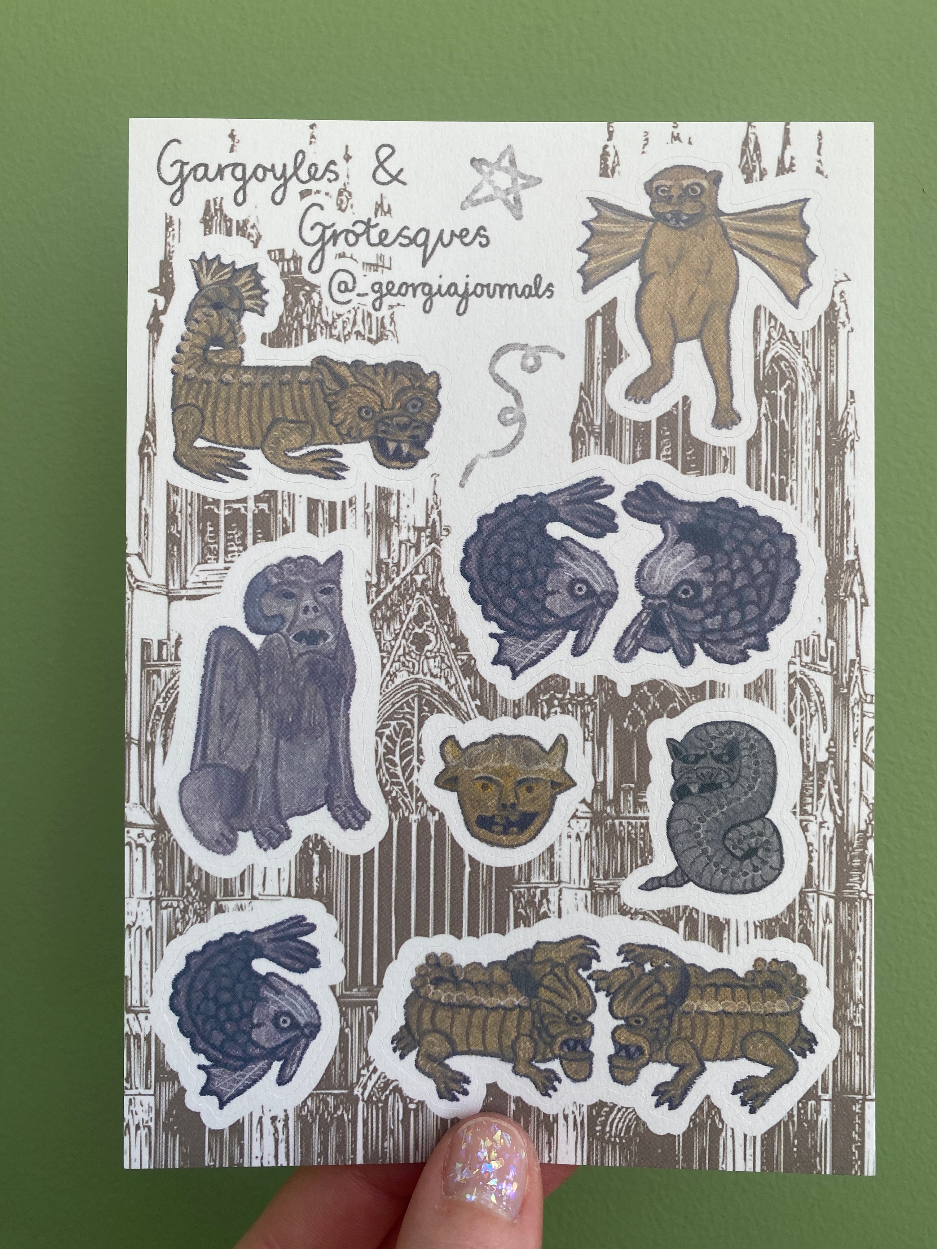 Gargoyles & Grotesques Sheet