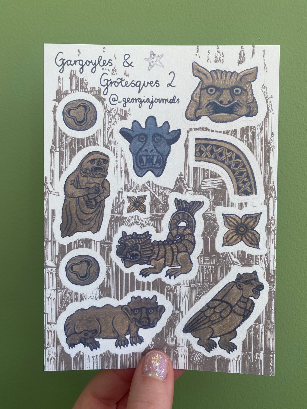 Gargoyles & Grotesques 2 Sheet