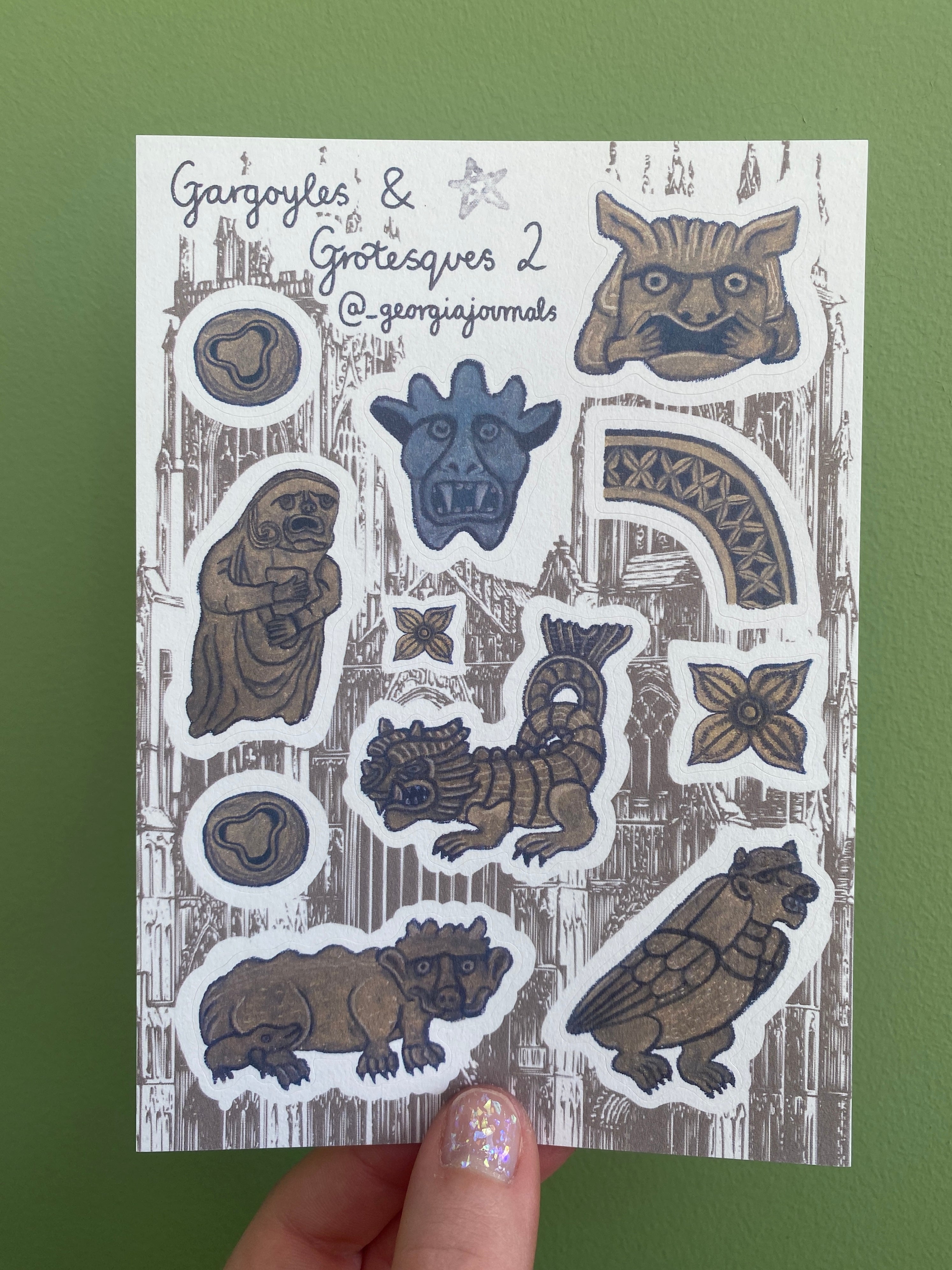 Gargoyles & Grotesques 2 Sheet