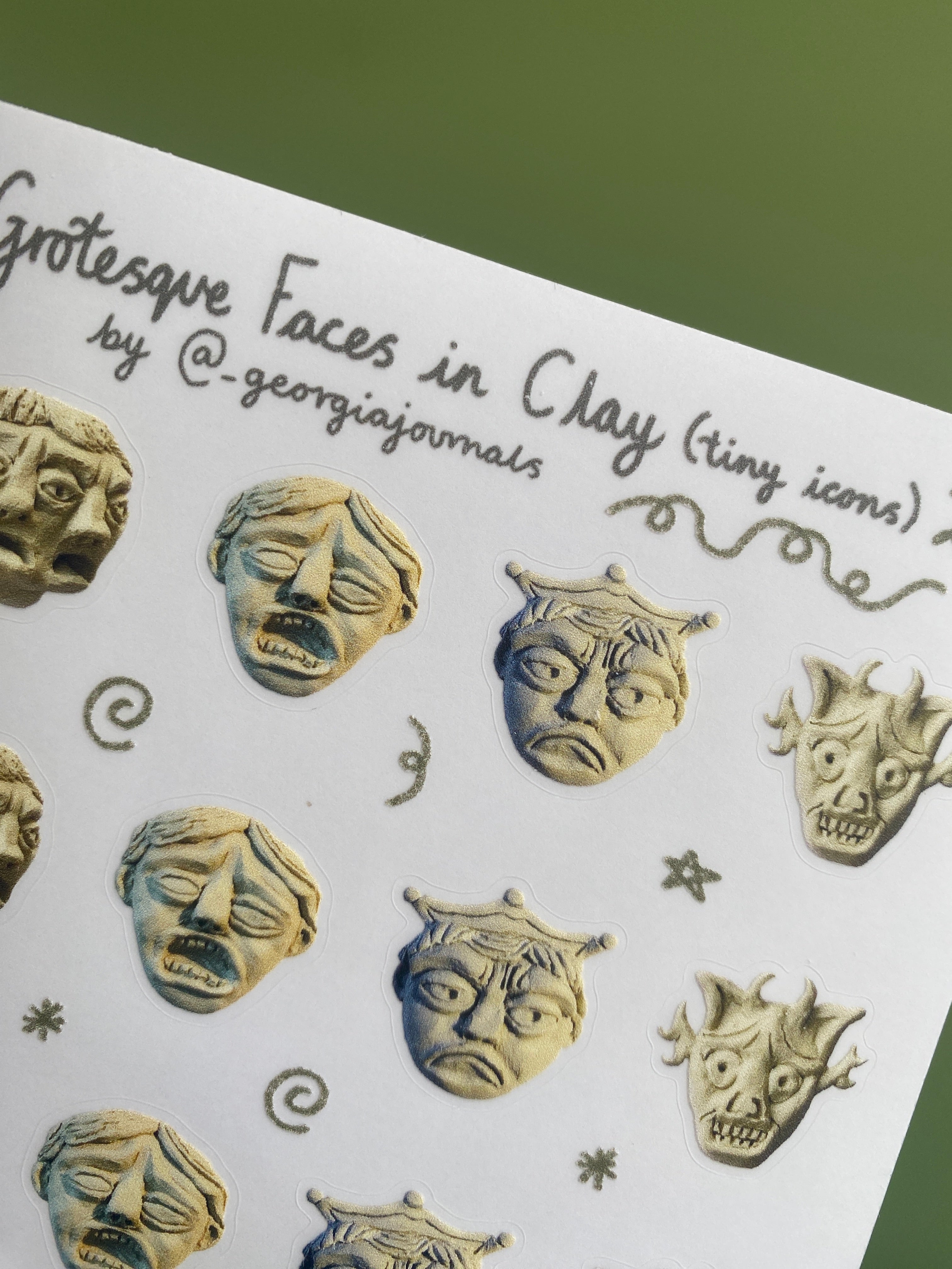 Grotesque Faces Tiny Icons Sheet