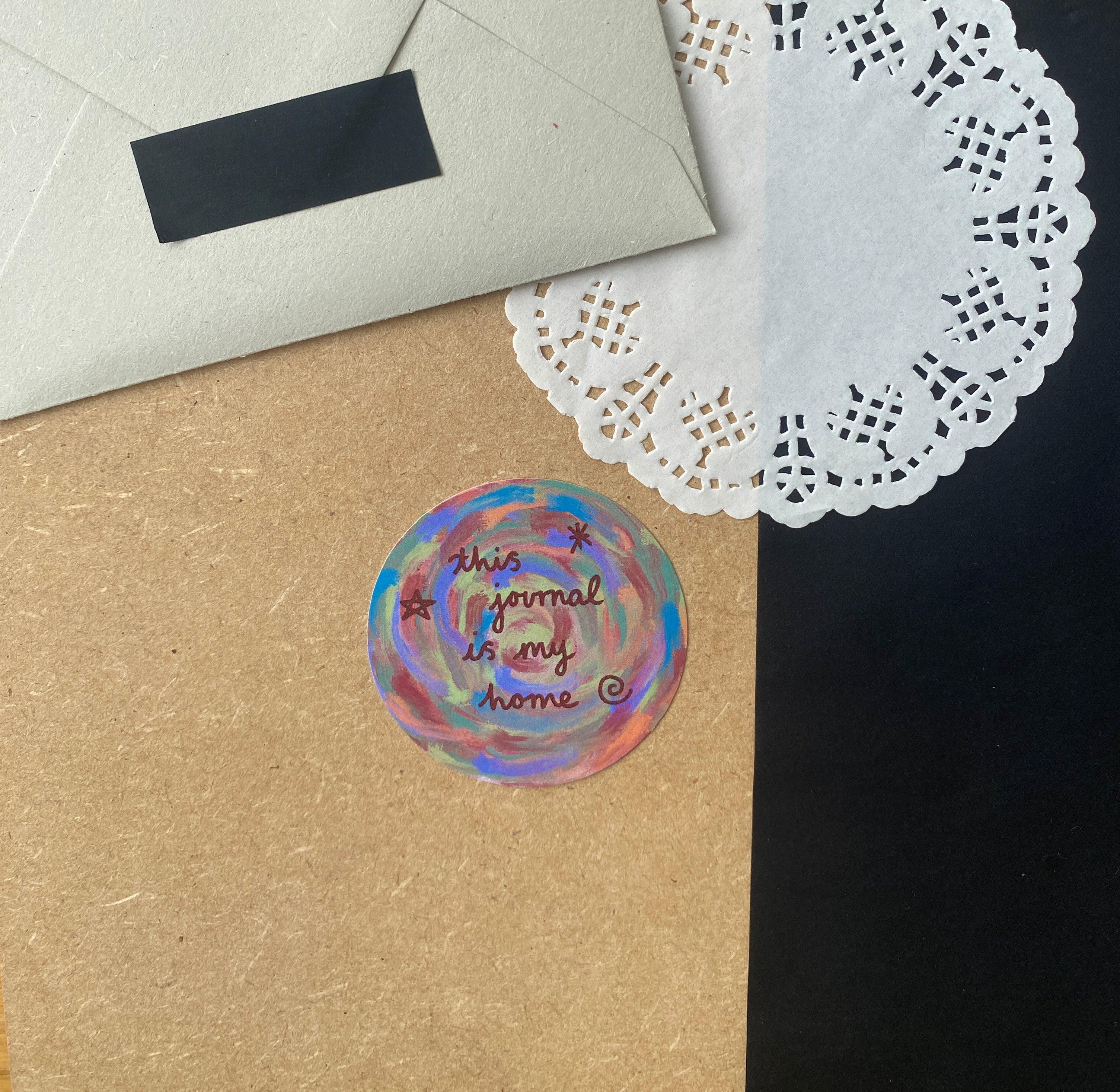 Journal Home Sticker