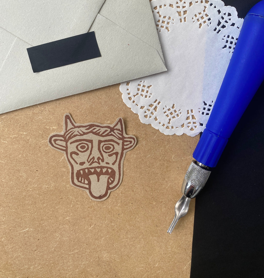 Grotesque Lino Sticker