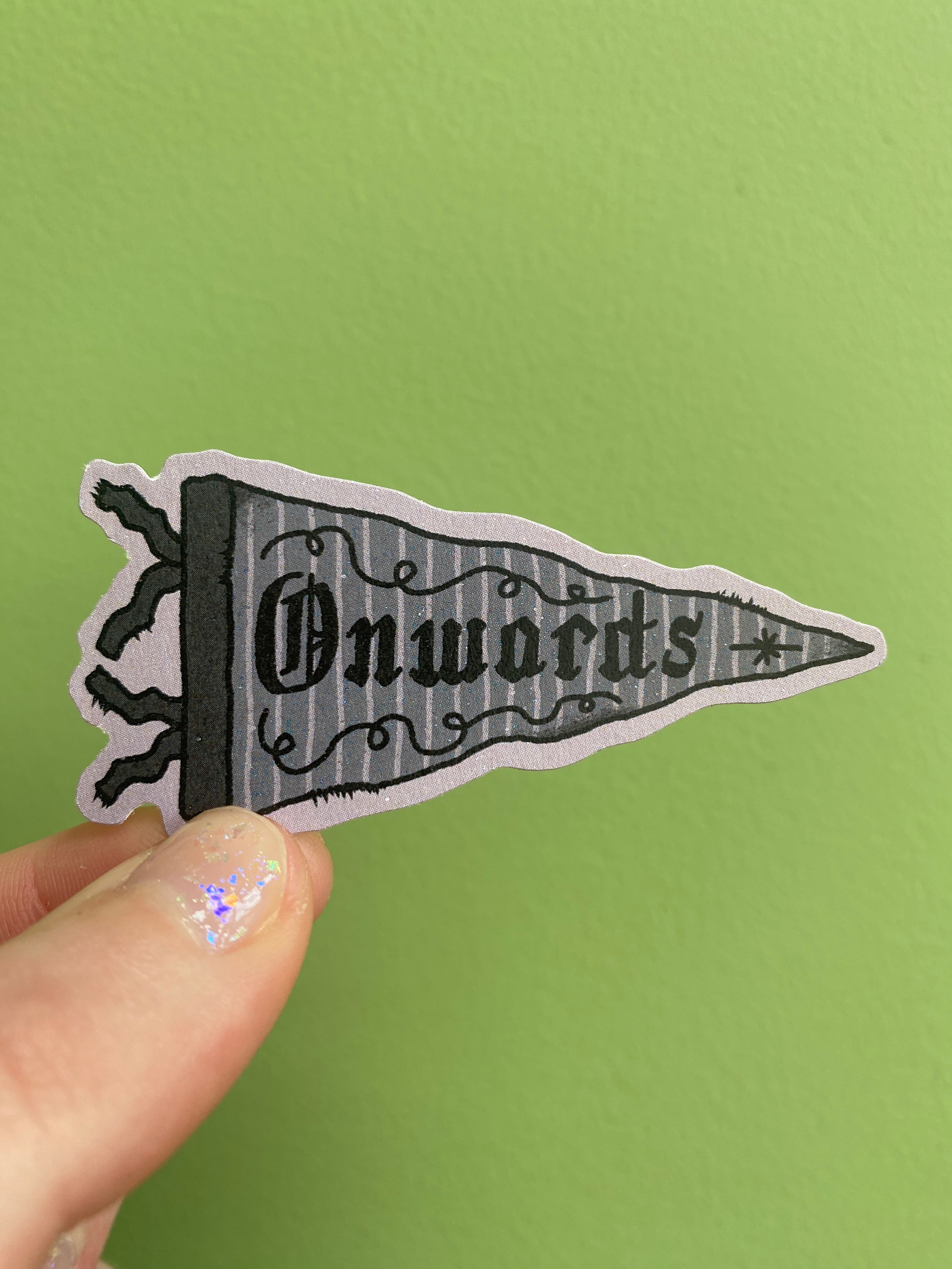 Onwards Pennant Sticker