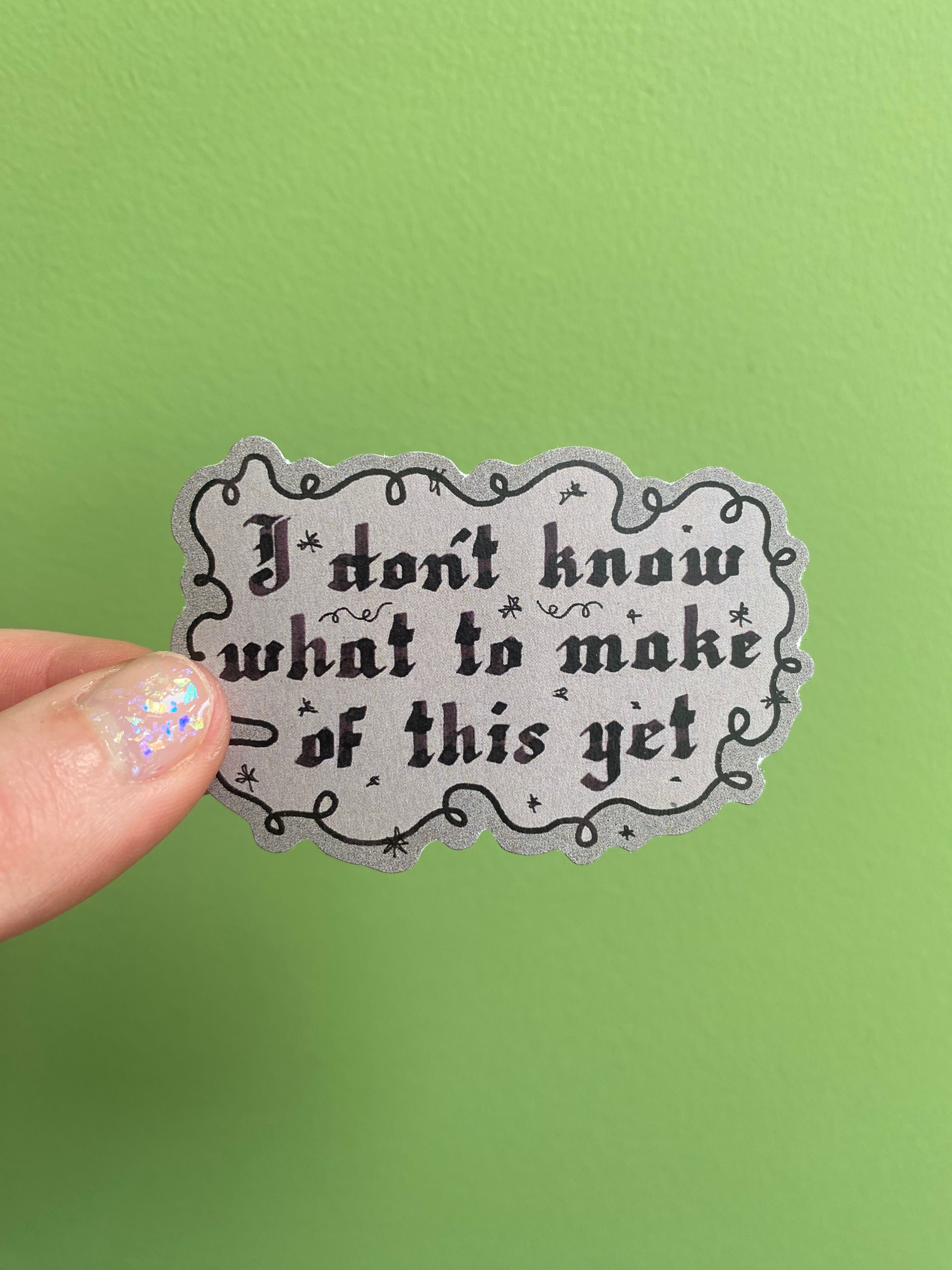 Make Of This Static Sticker