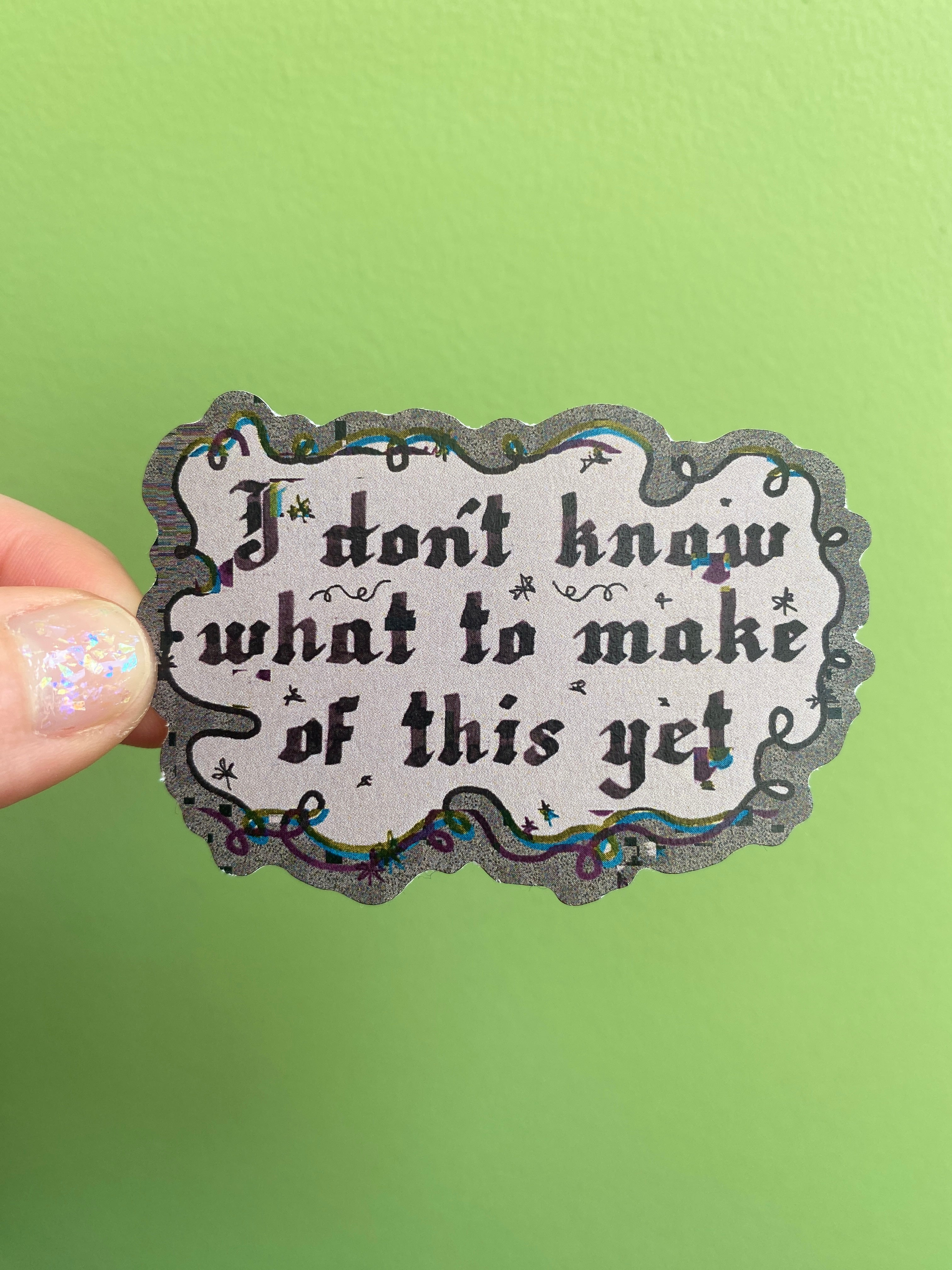 Make Of This Glitch Sticker
