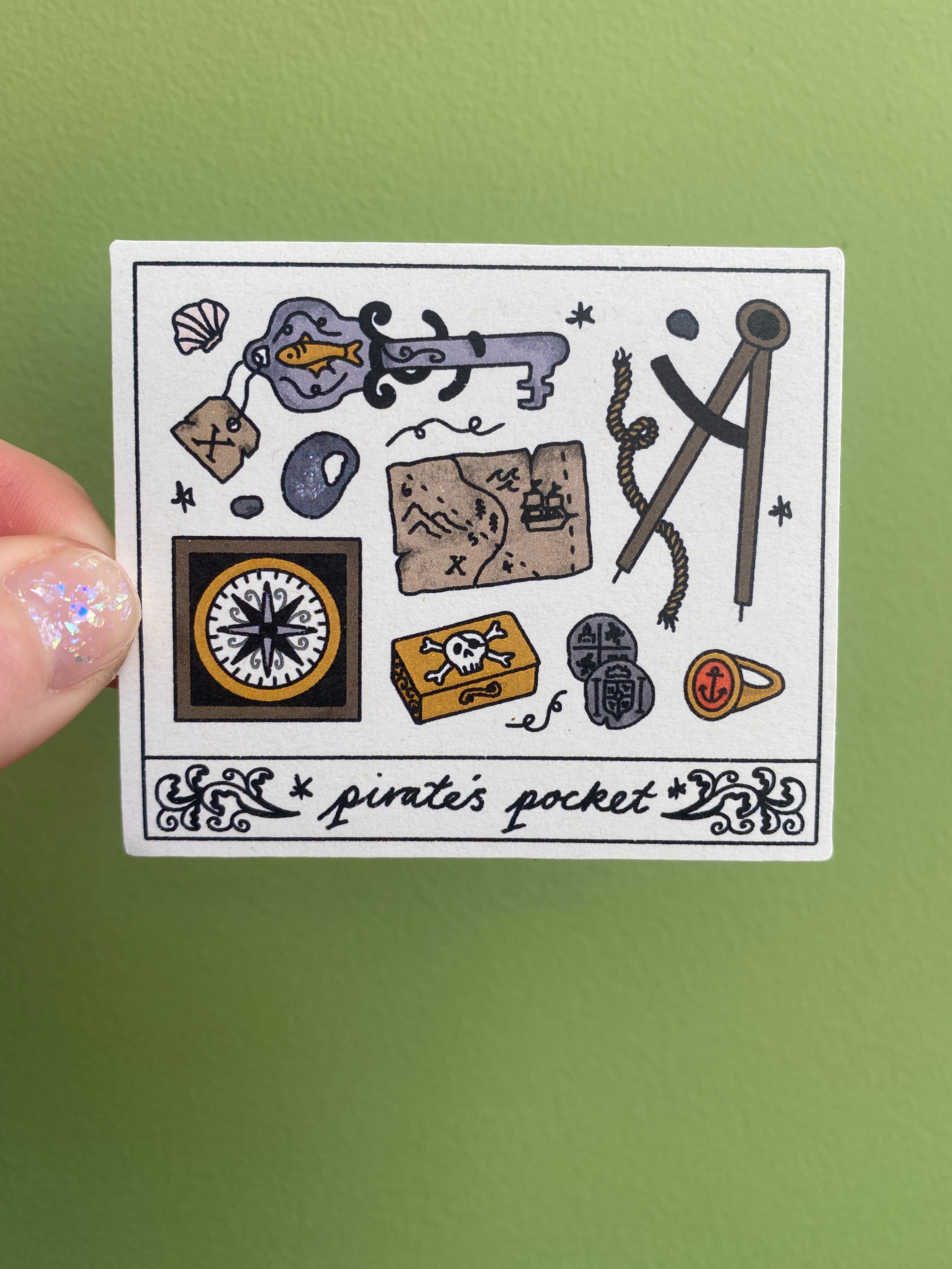 Pirate's Pocket Sticker