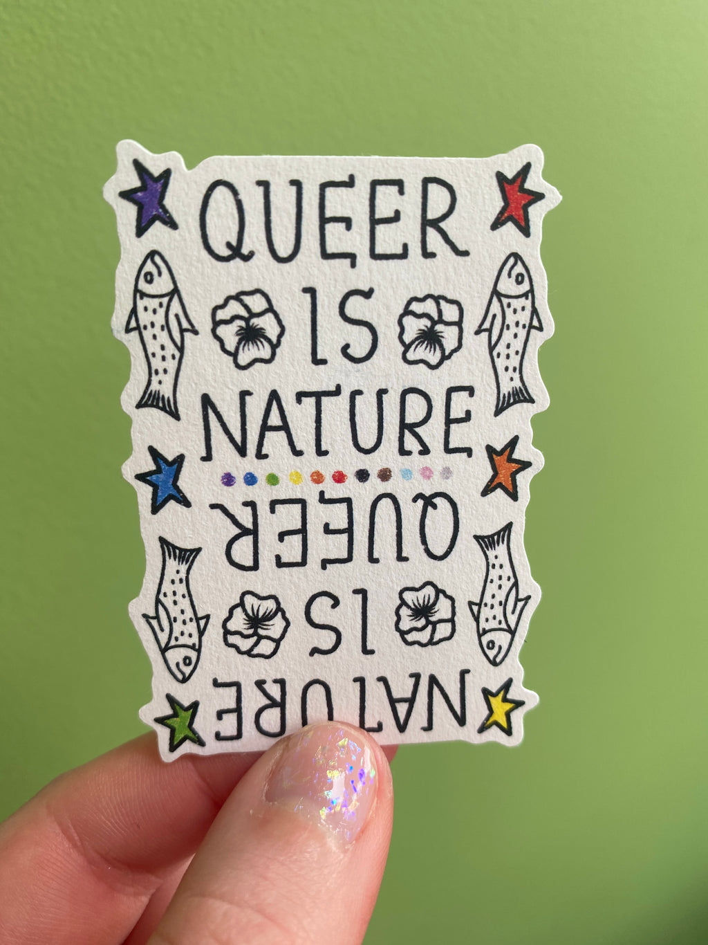 Queer is Nature Sticker