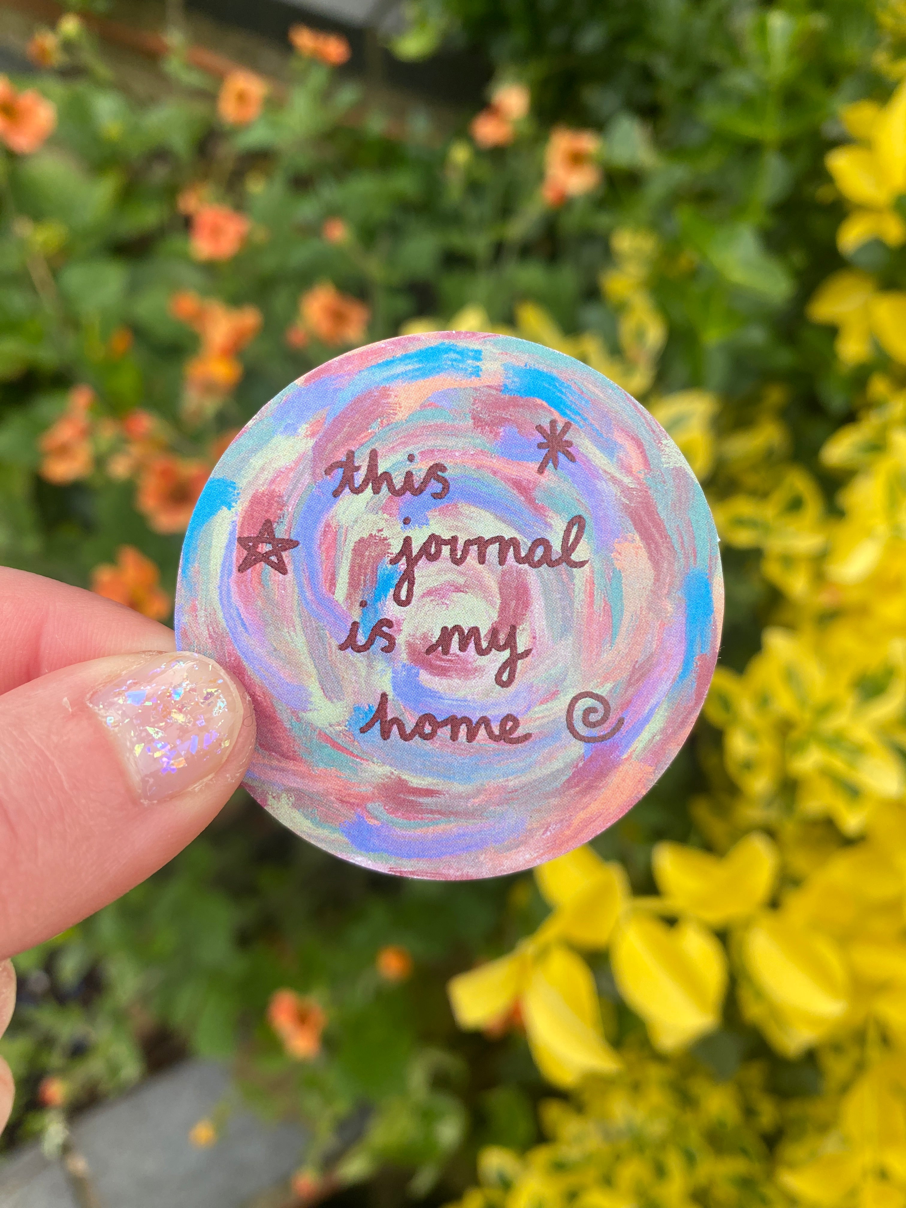 Journal Home Sticker