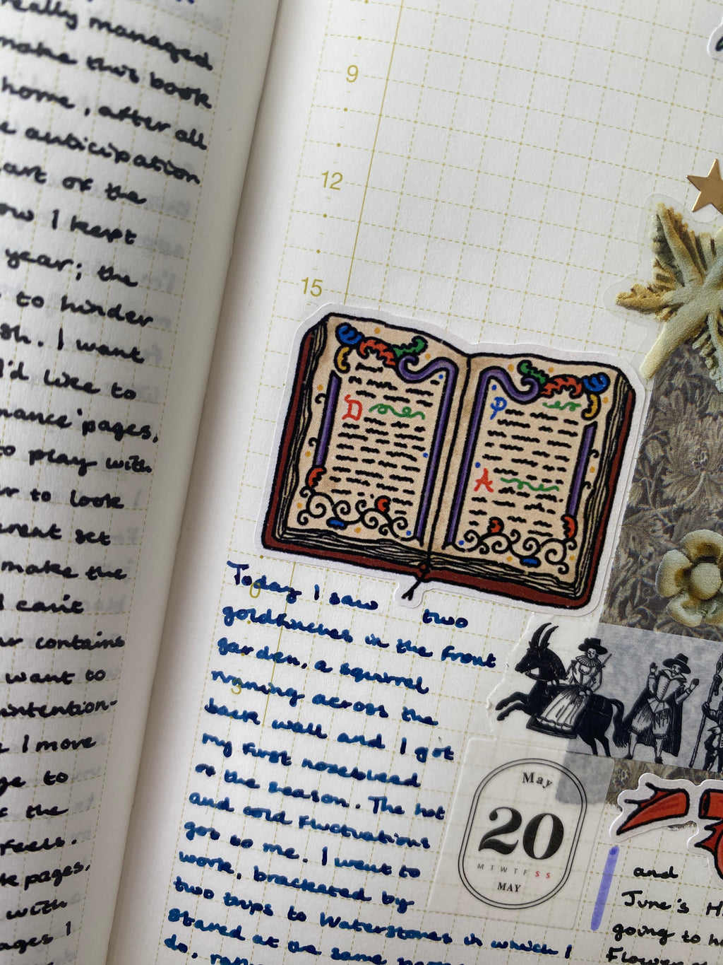 Illuminated Papers & Manicules Sheet