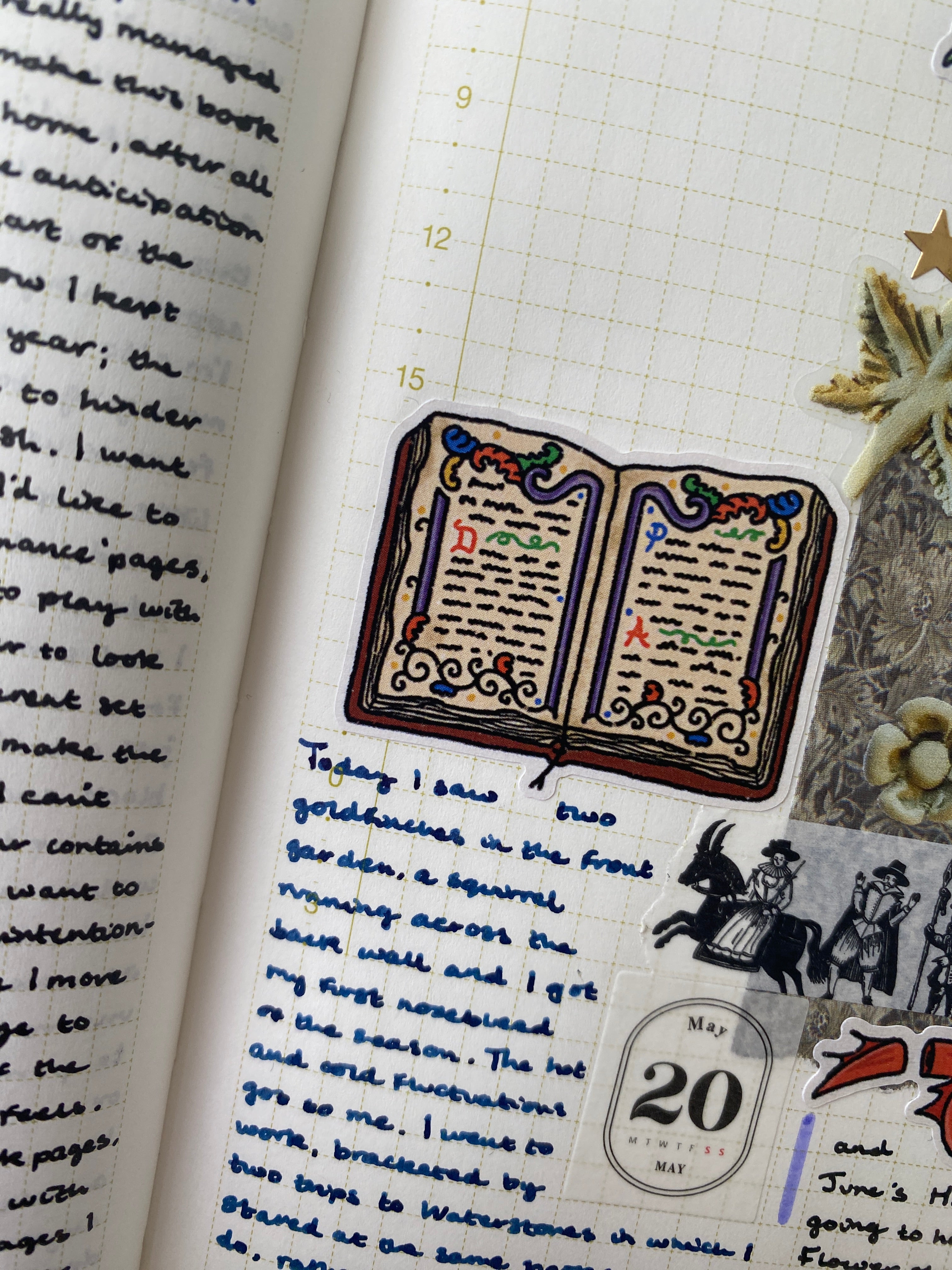 Illuminated Papers & Manicules Sheet