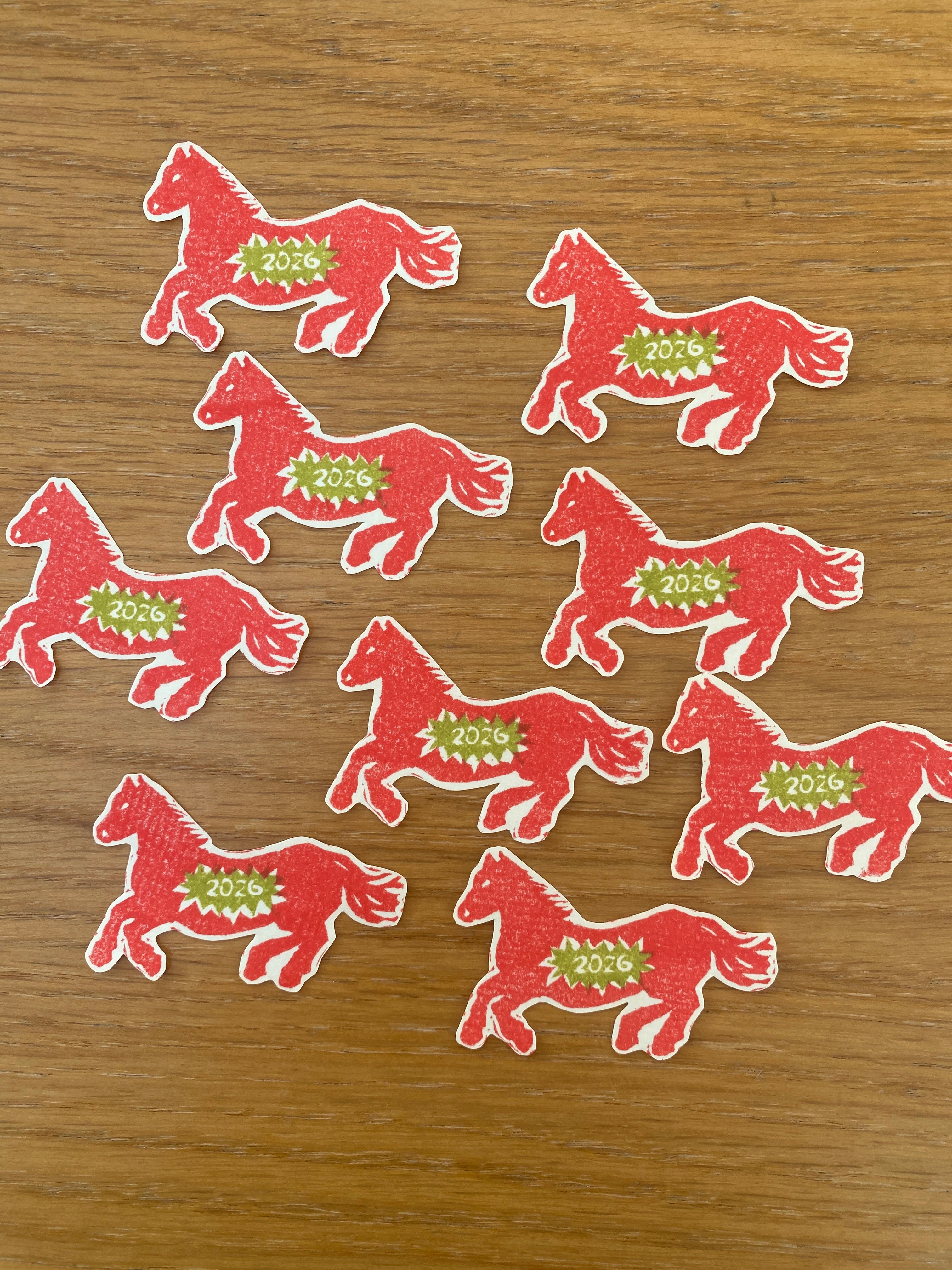 2026 Fire Horse Lino Sticker