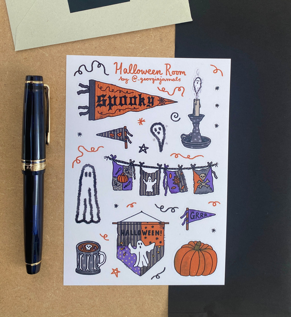 Halloween Room Sheet