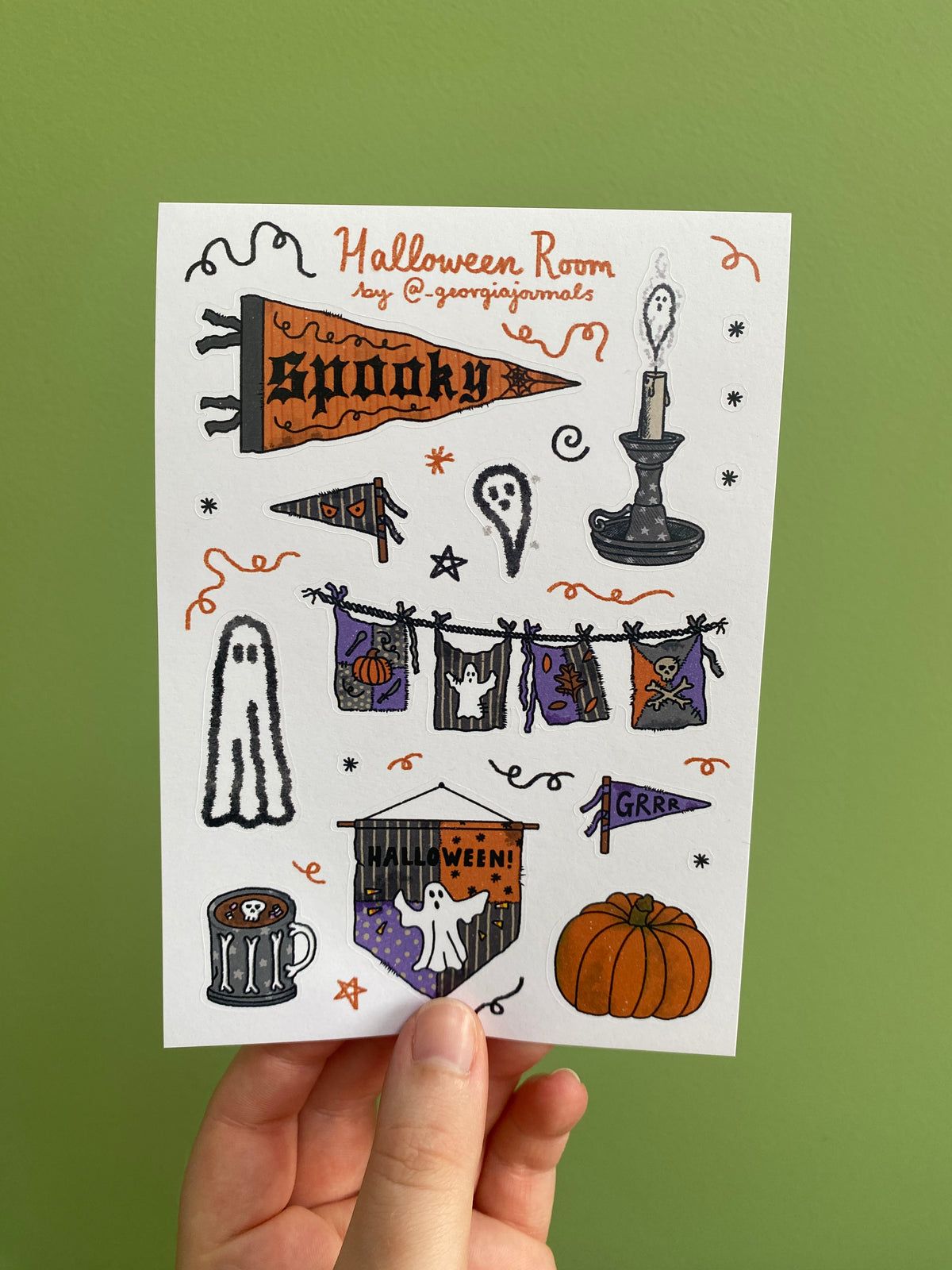 Halloween Room Sheet