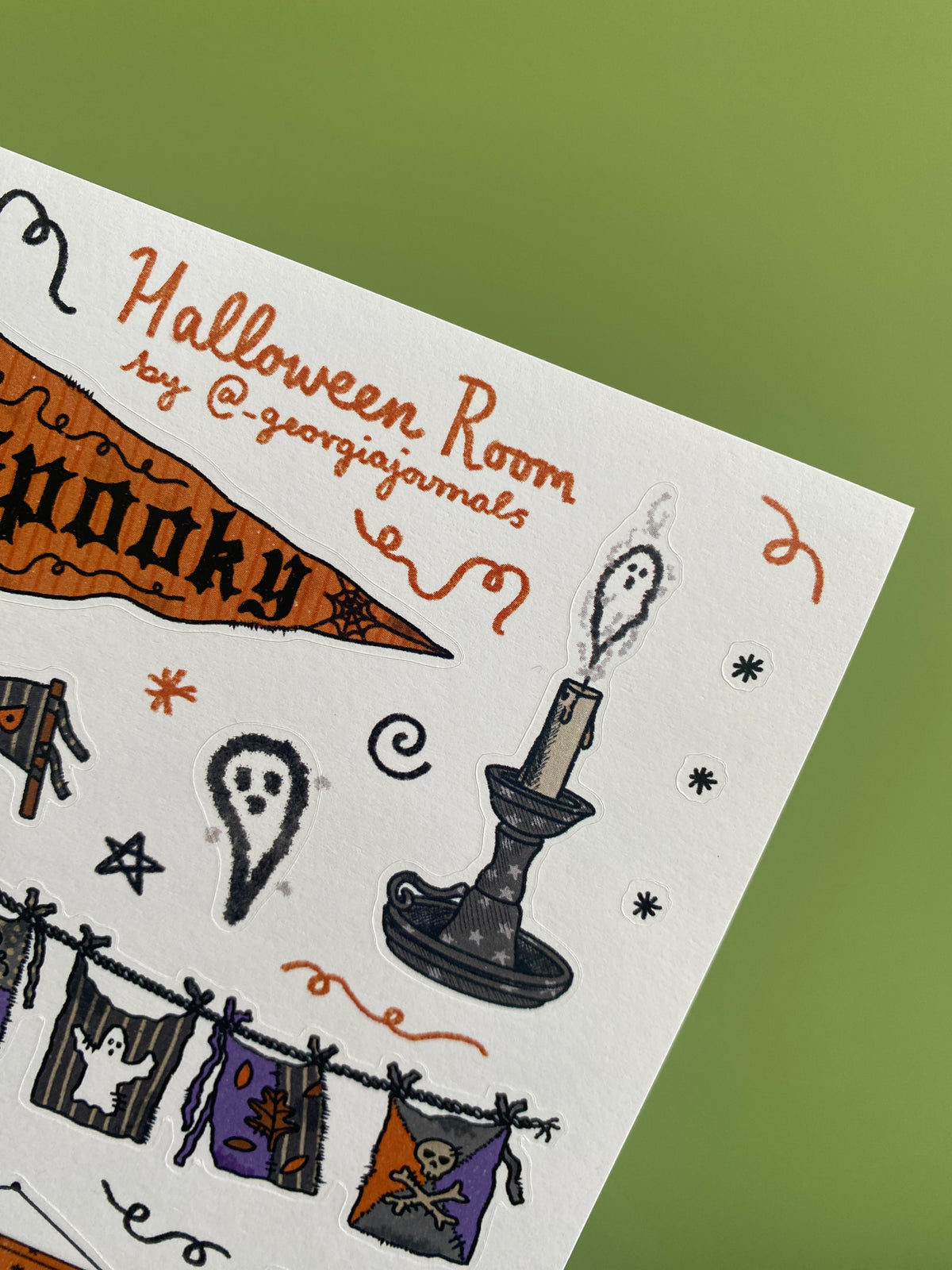 Halloween Room Sheet