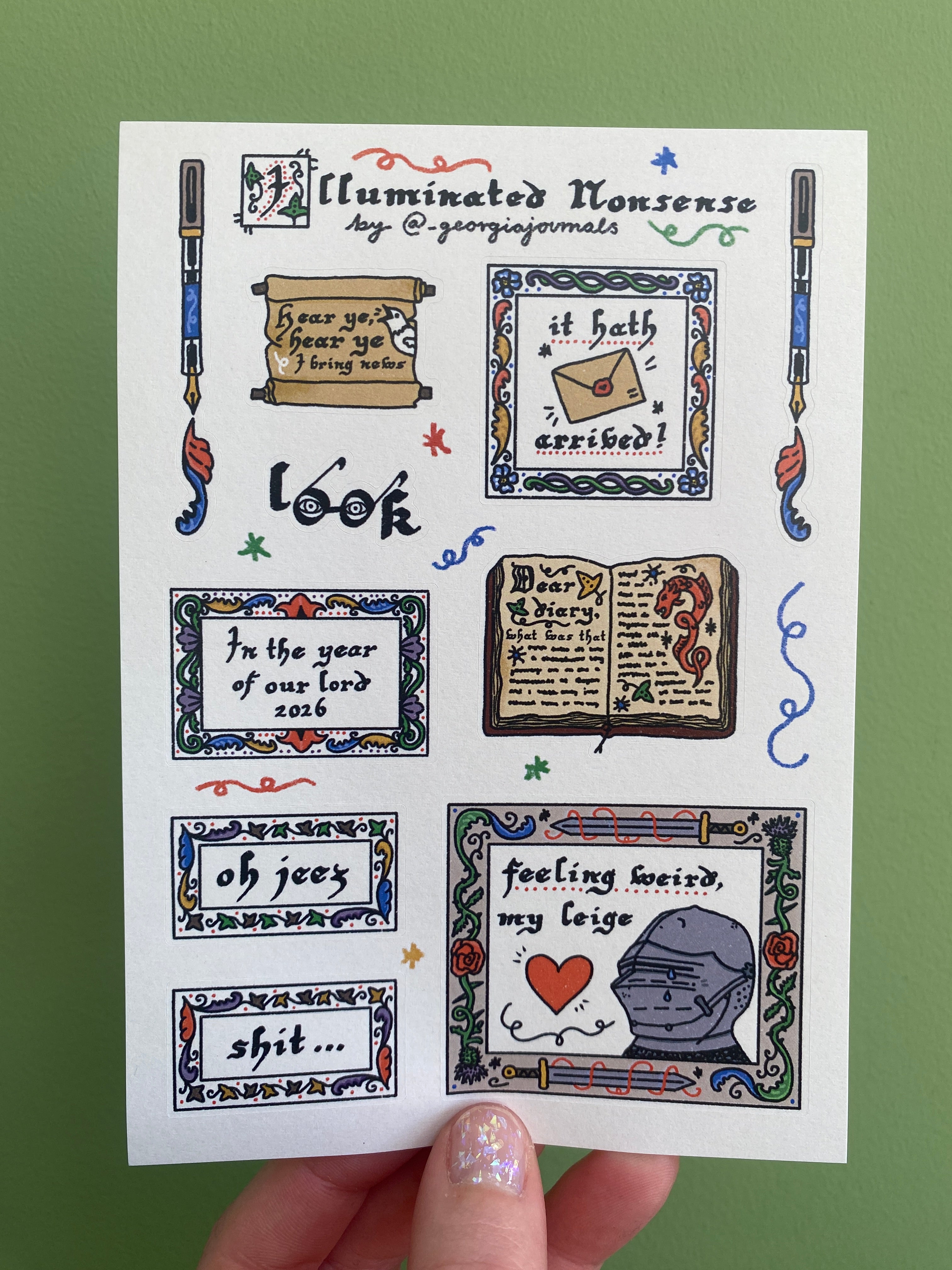 Illuminated Nonsense Sheet