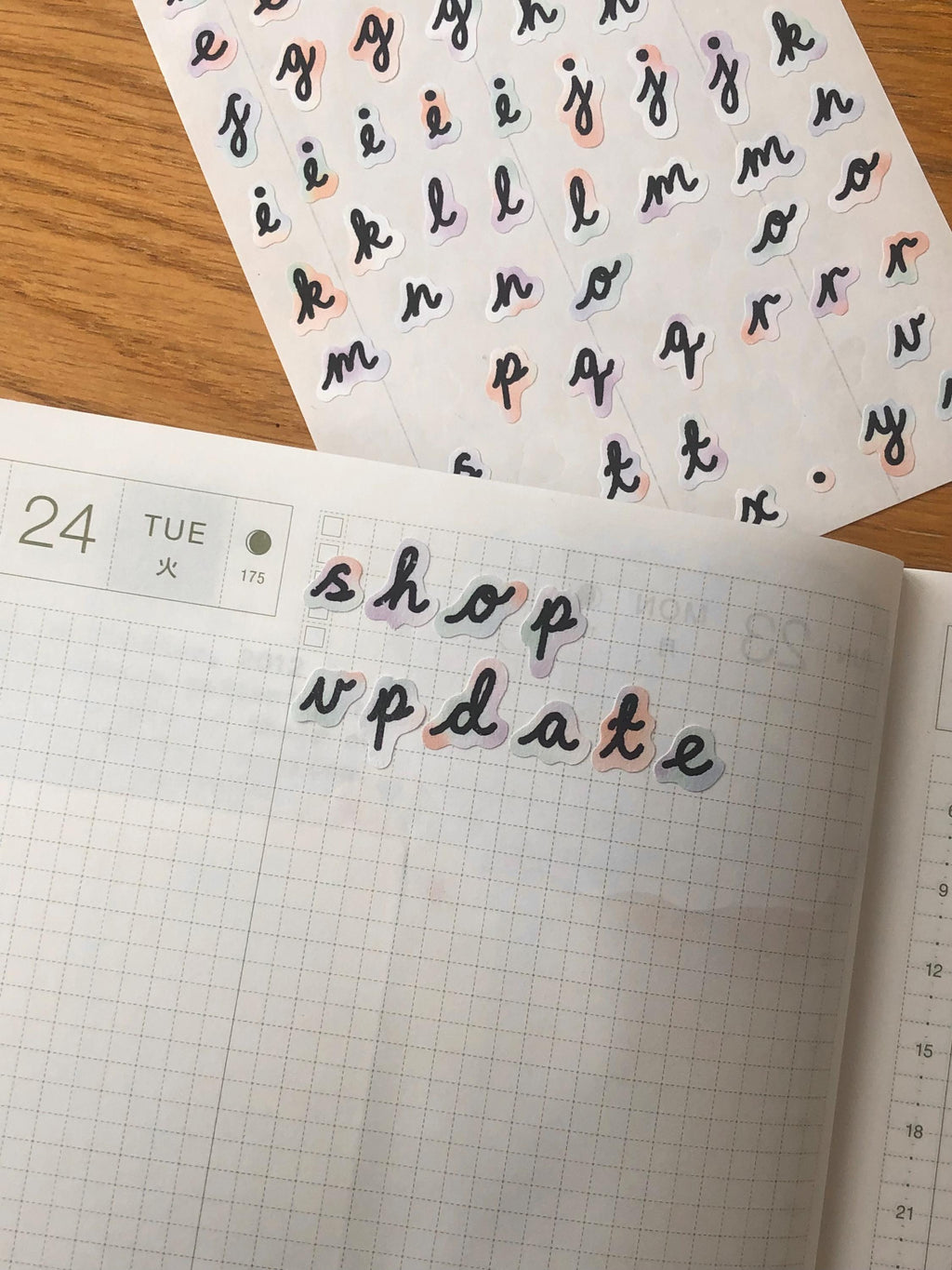 Letters Sheet