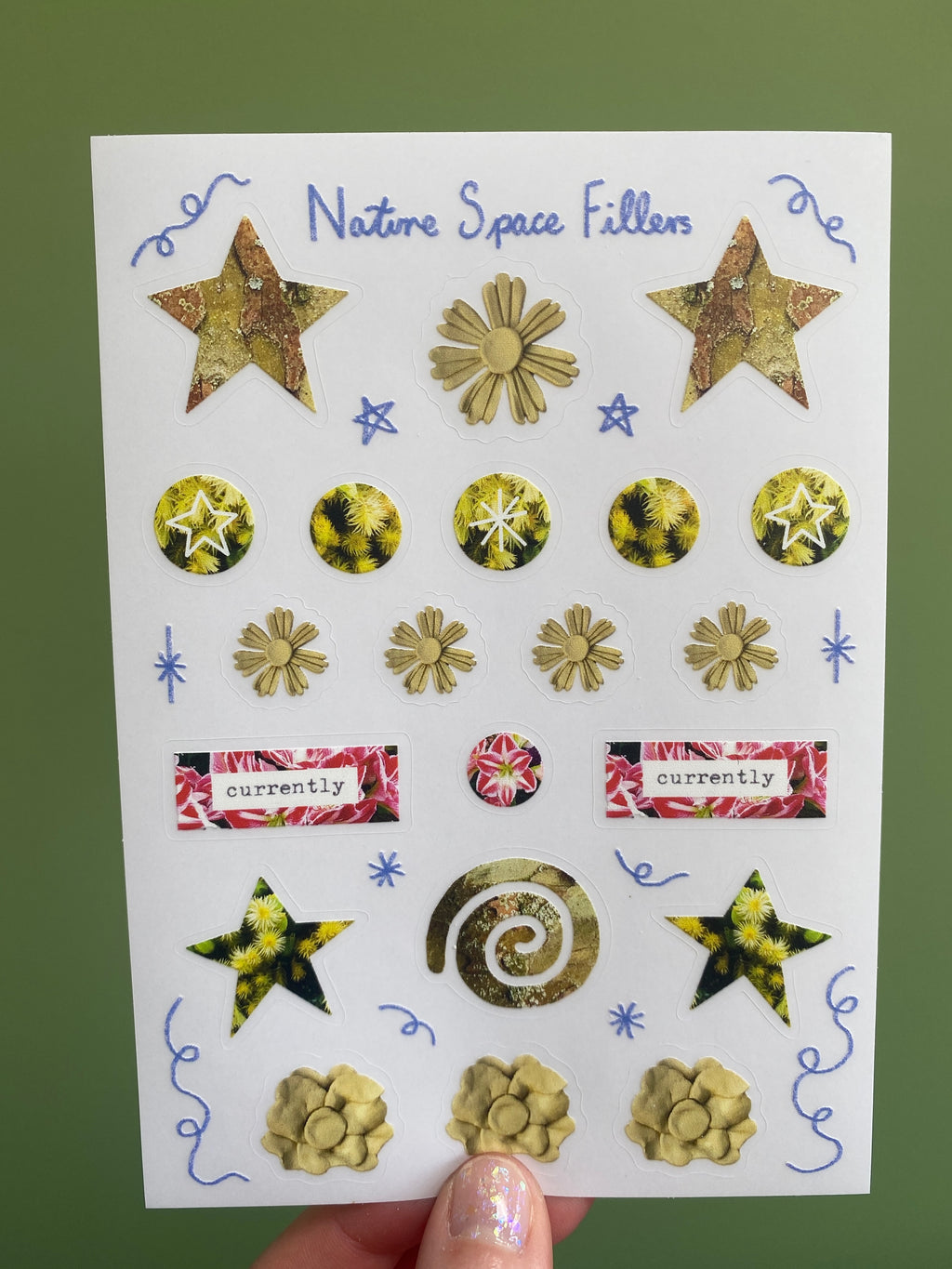 Nature Space Fillers Sheet