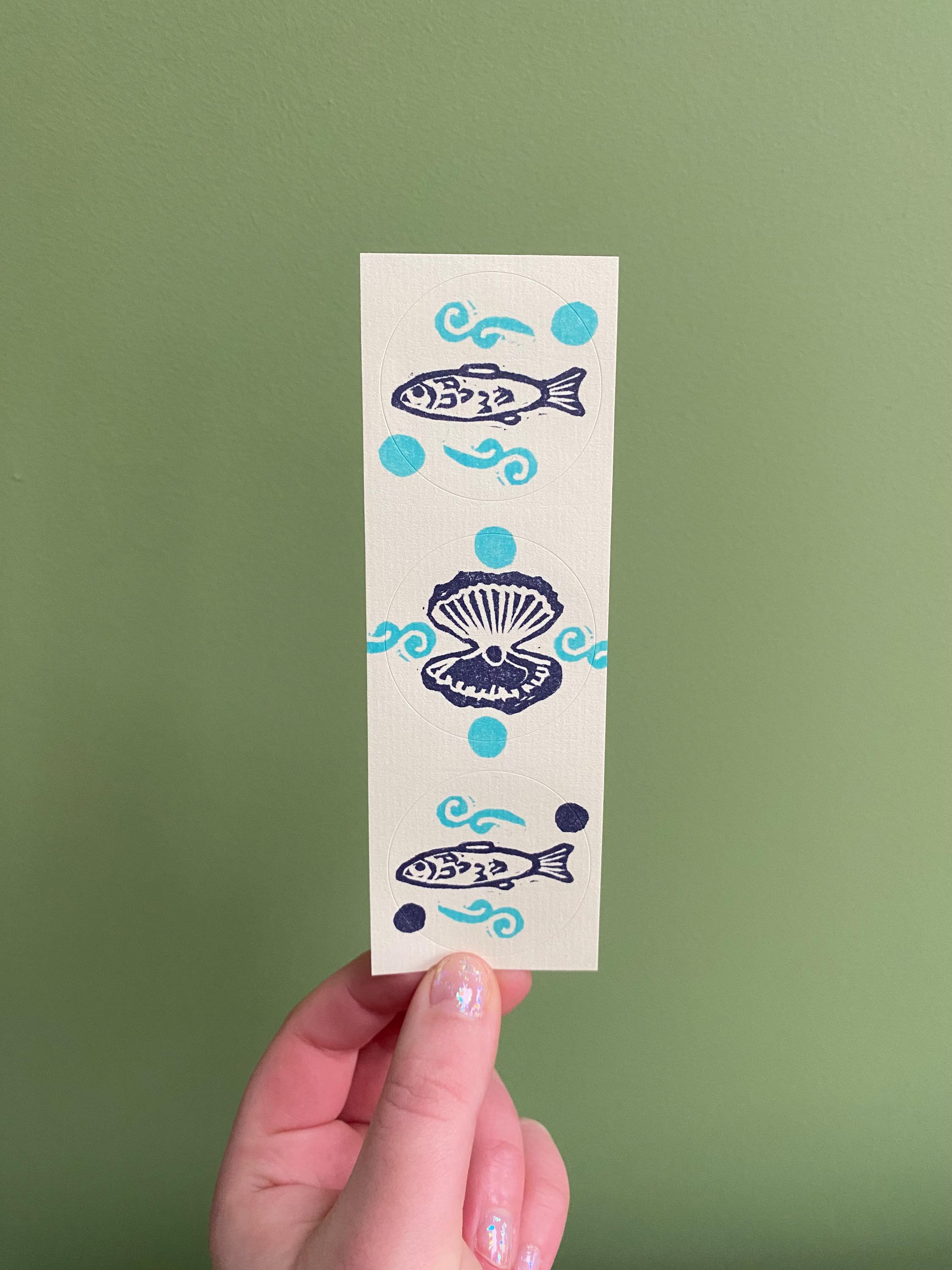 Nautical Lino Sheet