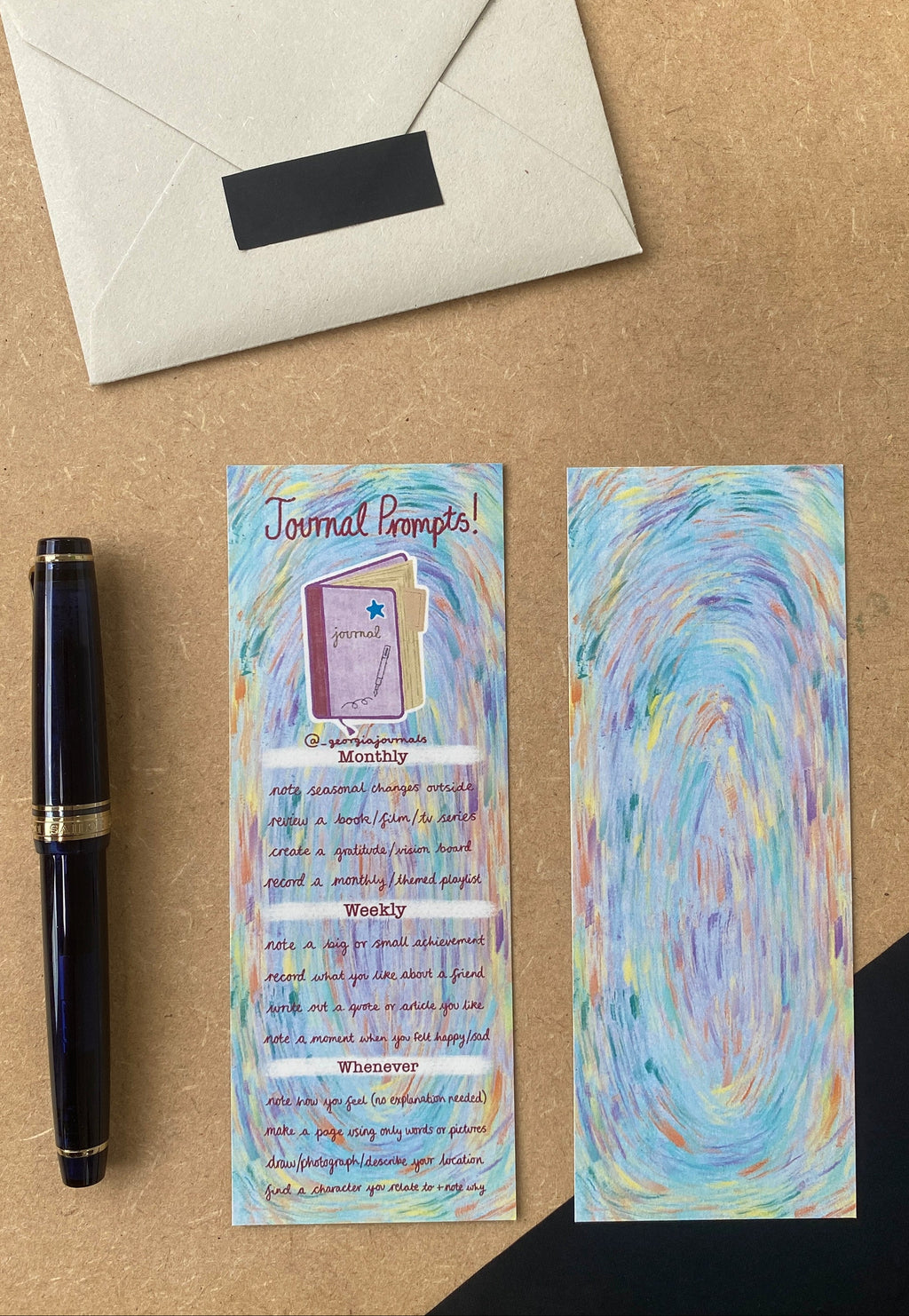 Journal Prompt Bookmark