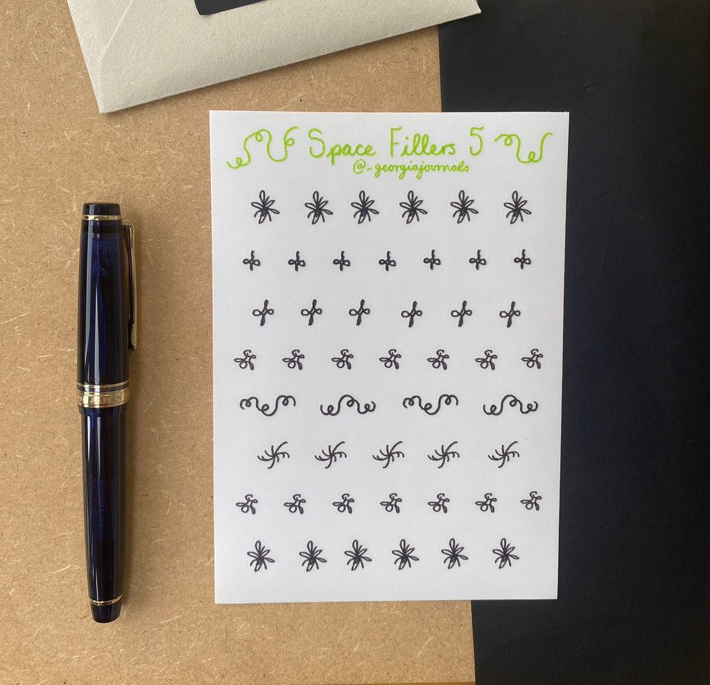 Space Fillers 5 Sheet