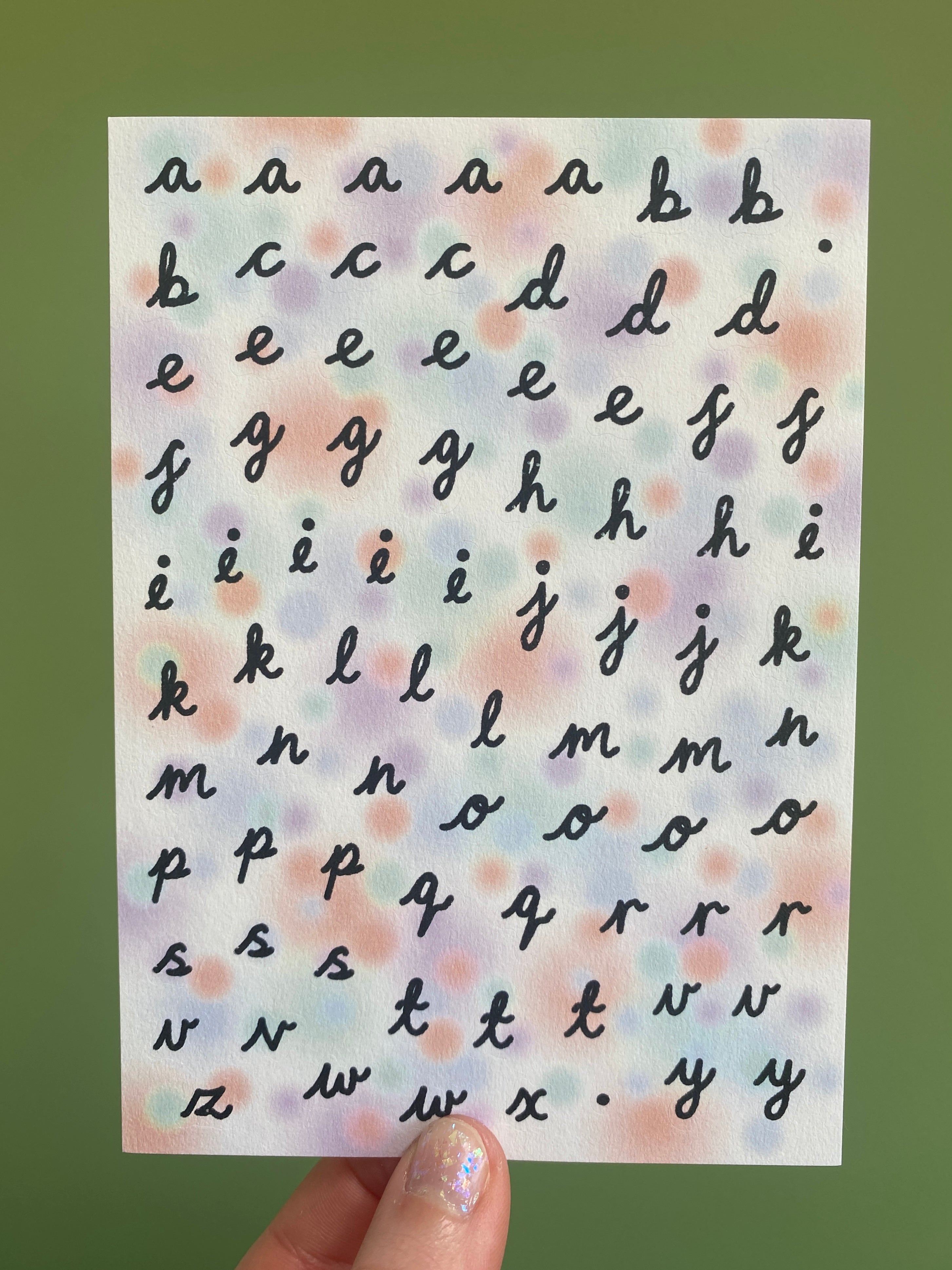 Letters Sheet
